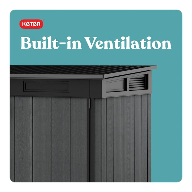 6.25-Ft X 3.5-Ft Cortina Gray Resin Storage Shed (Floor Included)