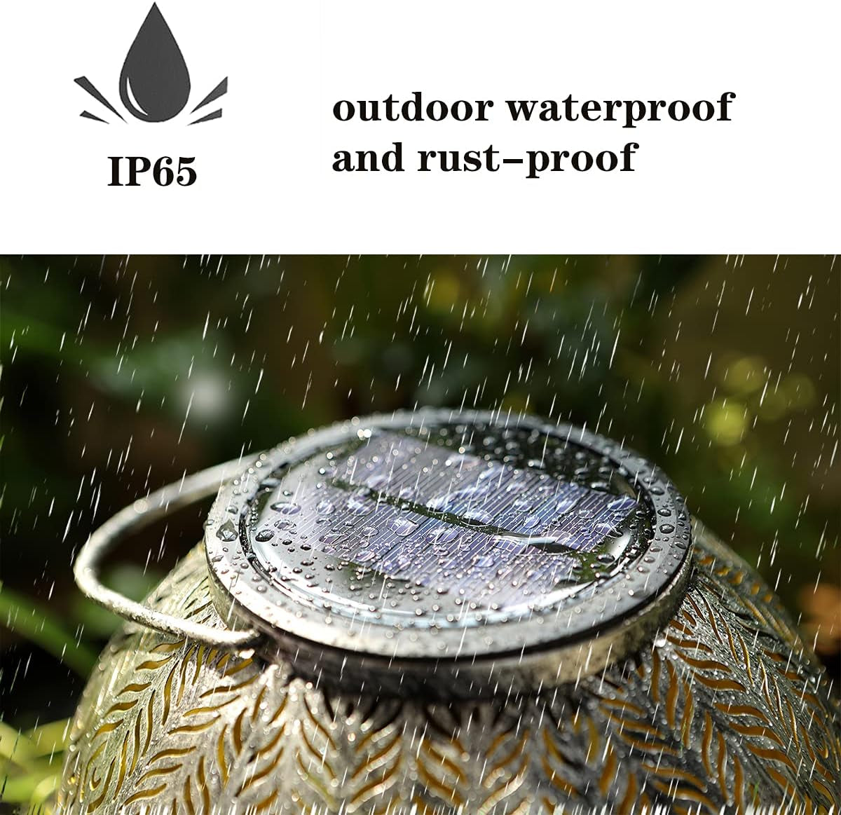 -New Upgrade Solar Lanterns, Hanging Solar Garden Lantrens,Outdoor Waterproof,For DIY Garden Patio Holiday and Outdoor Large Lawn Decoration (Round Shape)