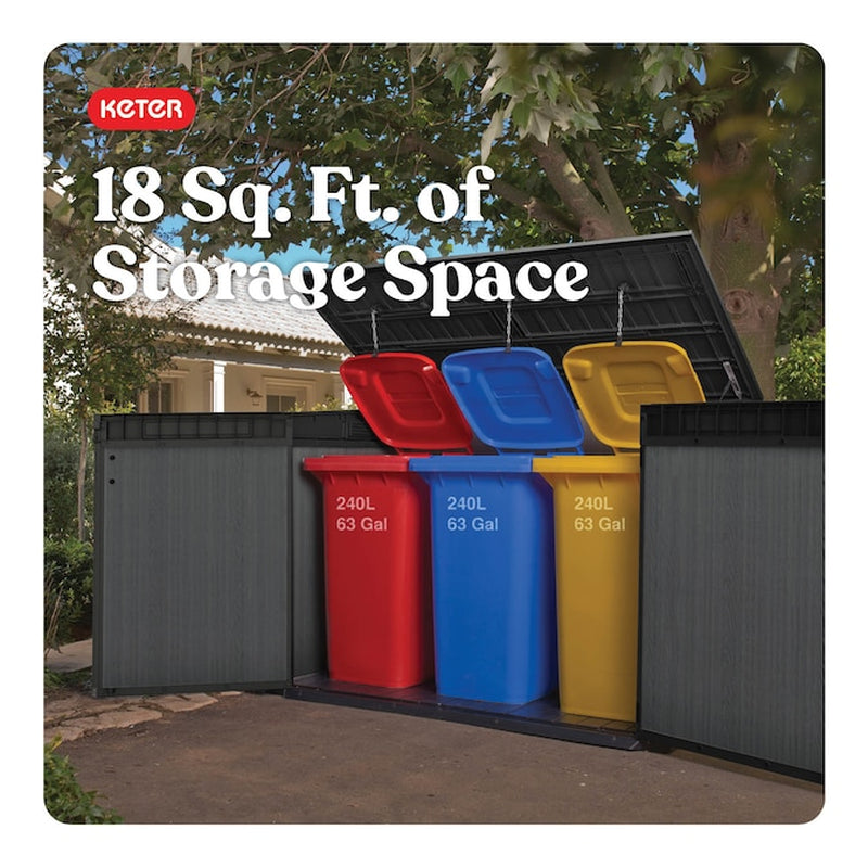 6.25-Ft X 3.5-Ft Cortina Gray Resin Storage Shed (Floor Included)