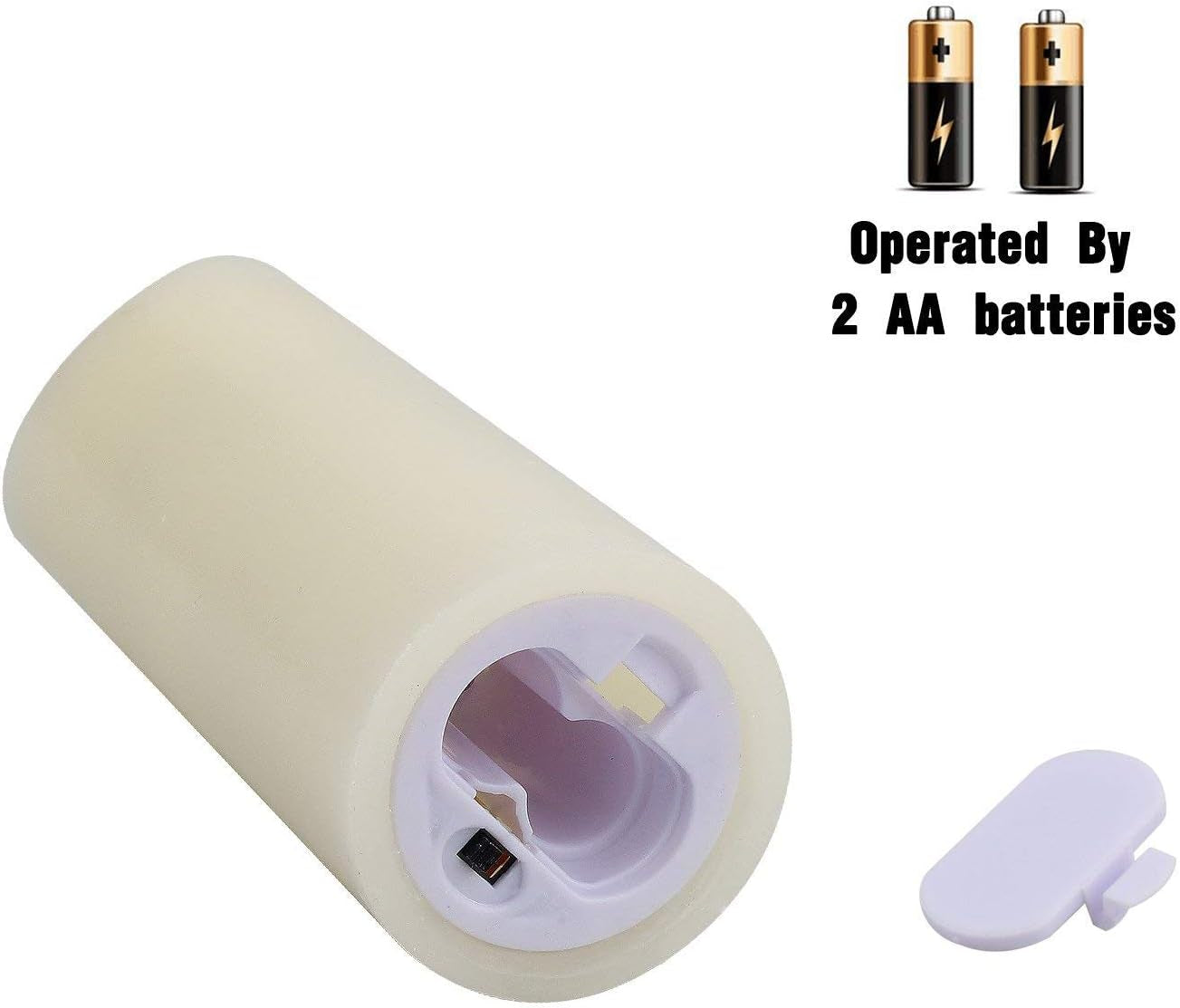 Flameless Candles Set of 9 Ivory Dripless Real Wax Pillars Include Realistic Dancing LED Flames and 10-Key Remote Control with 24-Hour Timer Function 400+ Hours by 2 AA Batteries