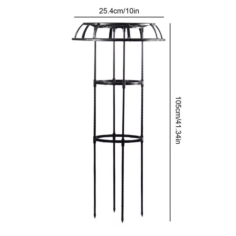 Flower Trellis for Climbing Plants Raspberry Trellis Umbrella-Shaped Rose Bush Trellis Tall Plant Support Free Standing Garden