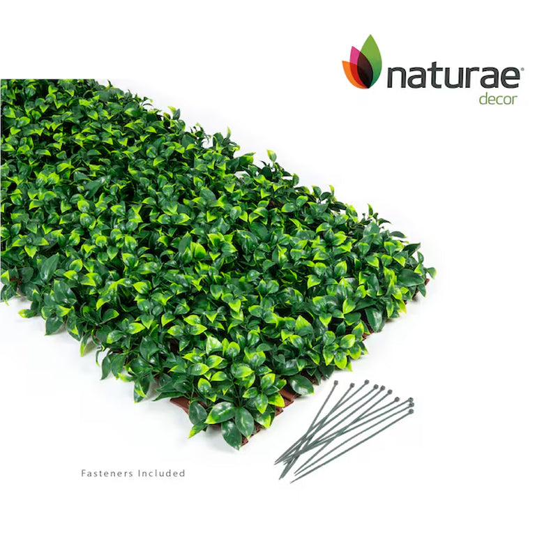 Expandable Privacy 72-In W X 36-In H Artificial Gardenia Leaf Garden Trellis