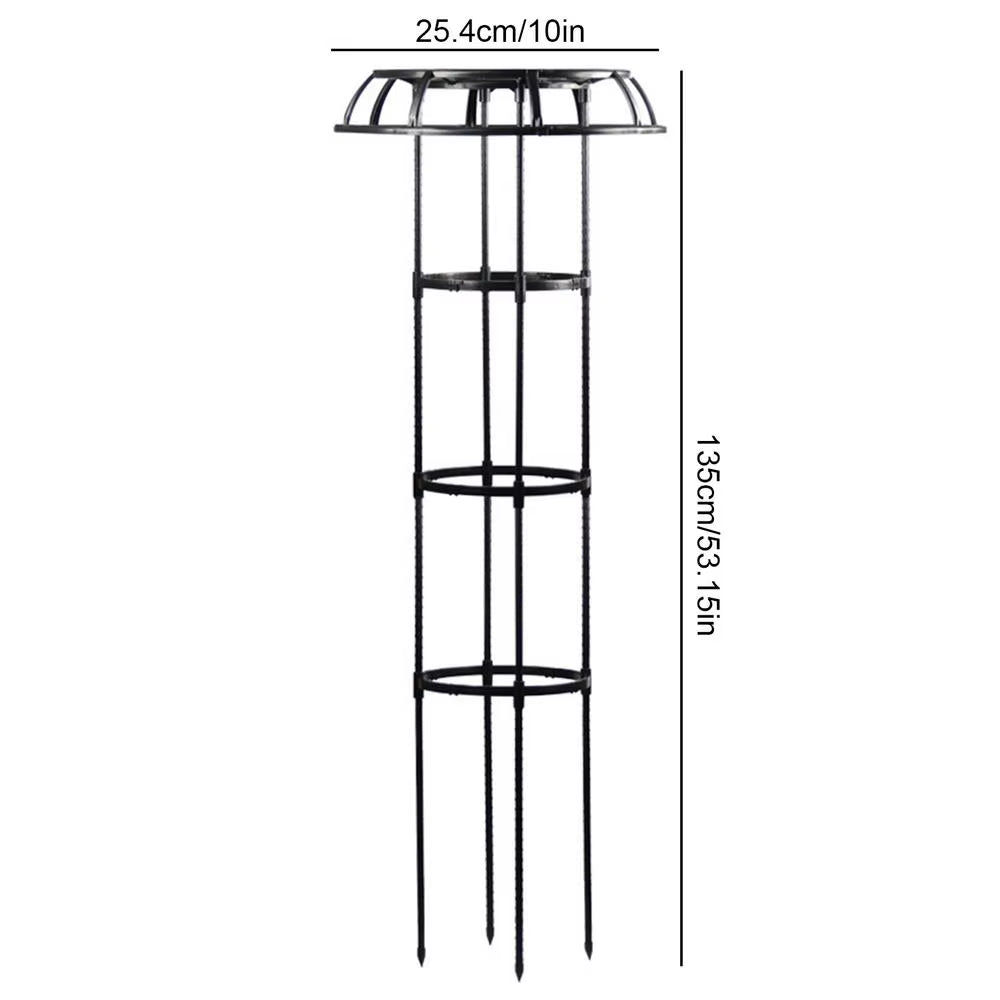Flower Trellis for Climbing Plants Raspberry Trellis Umbrella-Shaped Rose Bush Trellis Tall Plant Support Free Standing Garden