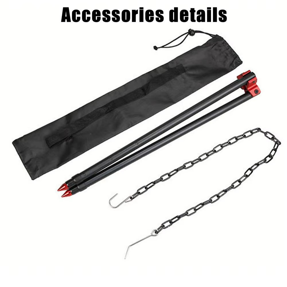 Camping Picnic Cooking Tripod for Fire Hanging Pot Outdoor Campfire Cookware Picnic Cooking Stove Pot Grill Camping Tools