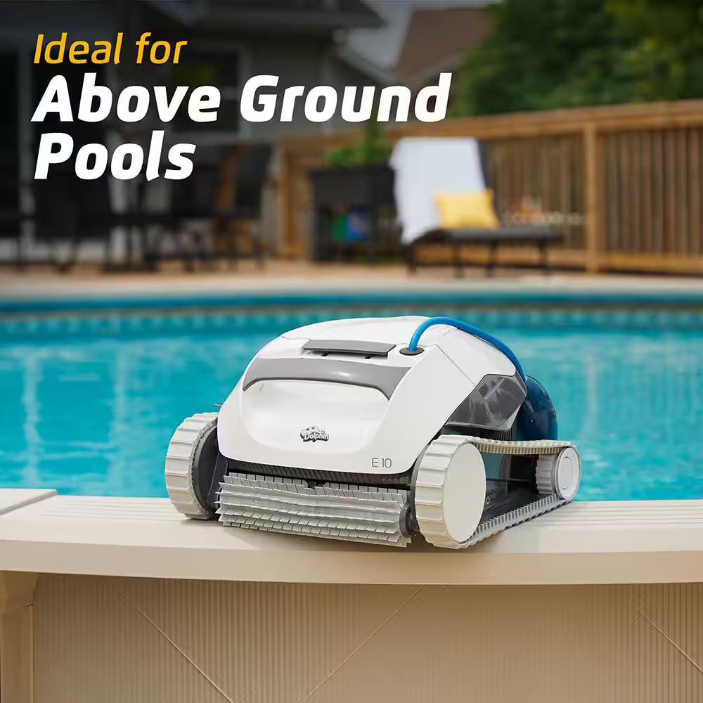 E10 Robotic Vacuum Pool Vacuum for above Ground Swimming Pools