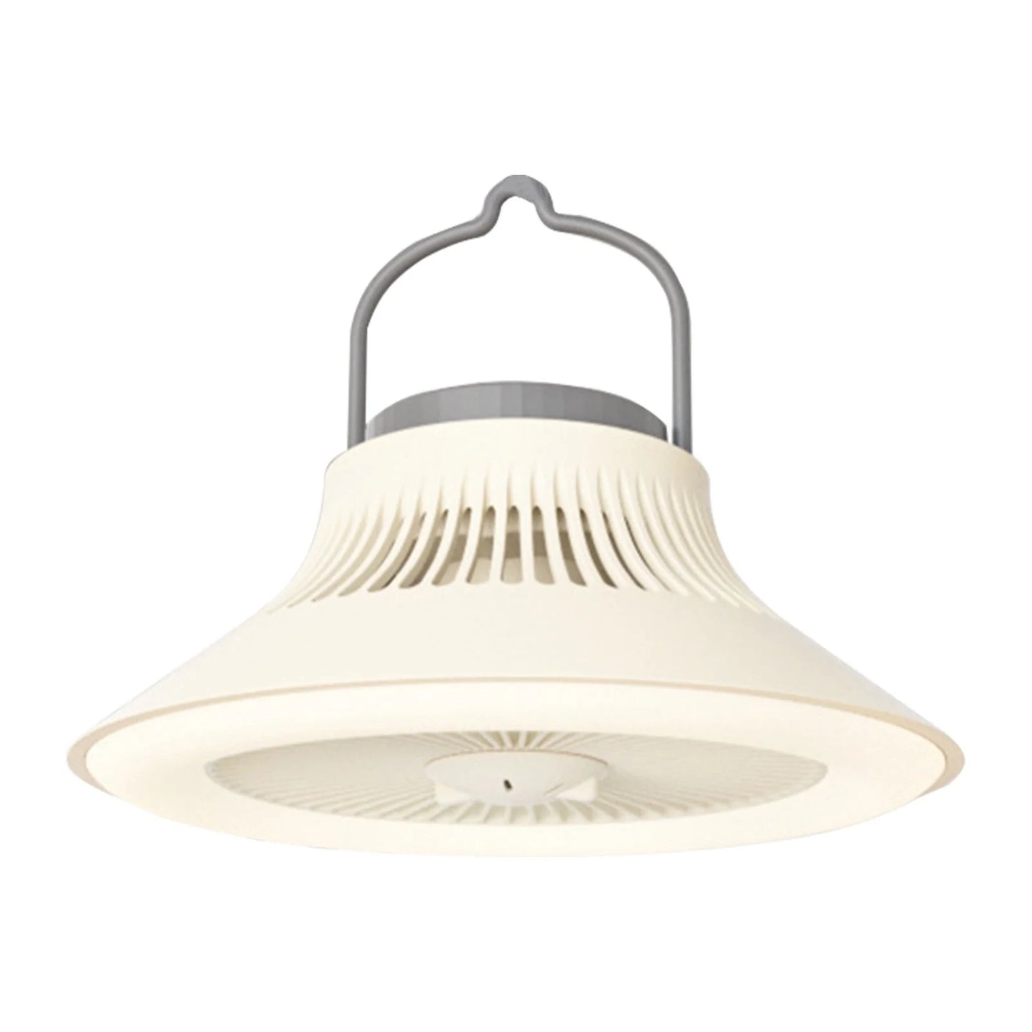 Outdoor Fan Light, Portable Camping Tent Small Ceiling Fan, Chandelier, Usb Multifunctional Fan Light, Aromatherapy Light Fan, White