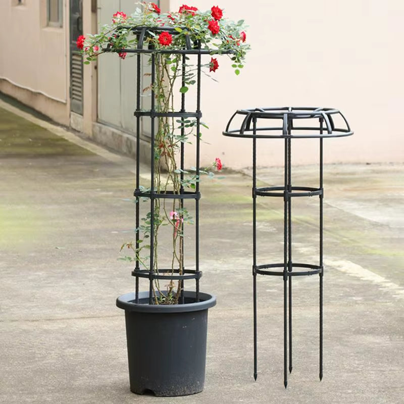 Flower Trellis for Climbing Plants Raspberry Trellis Umbrella-Shaped Rose Bush Trellis Tall Plant Support Free Standing Garden