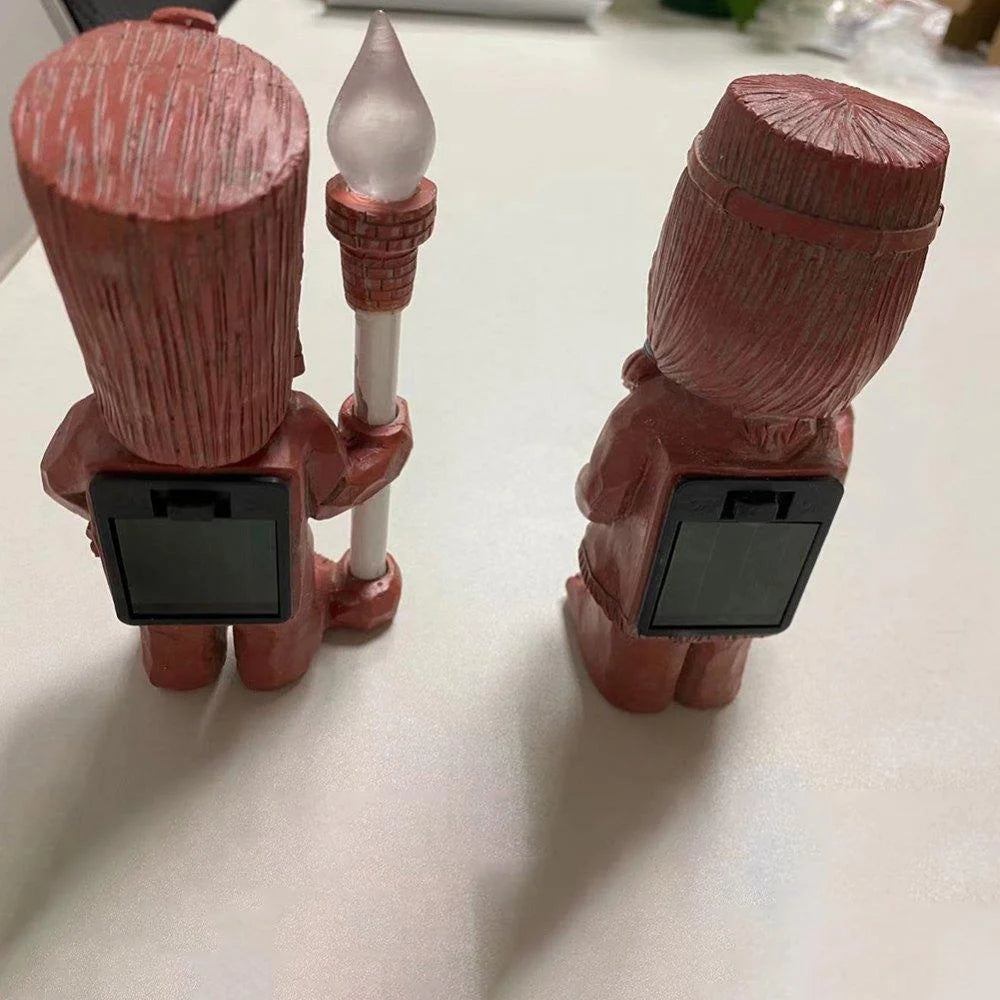 Figurine Lamps Tiki Figurines for Bar Patio Lawn Yard Decorations Outdoor Decor