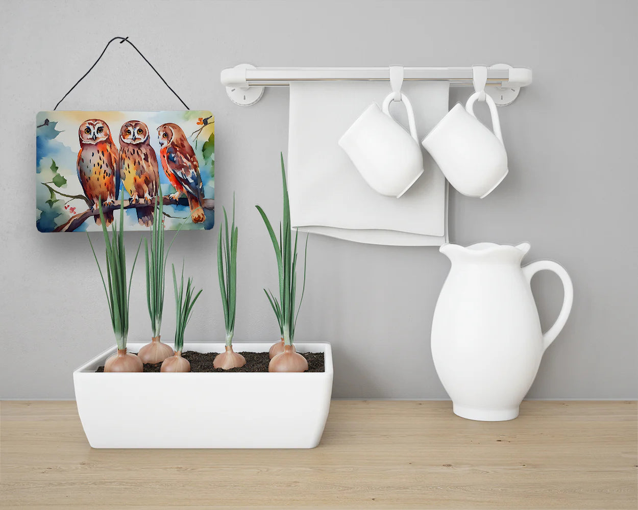Owl-Themed Wall or Door Art Prints