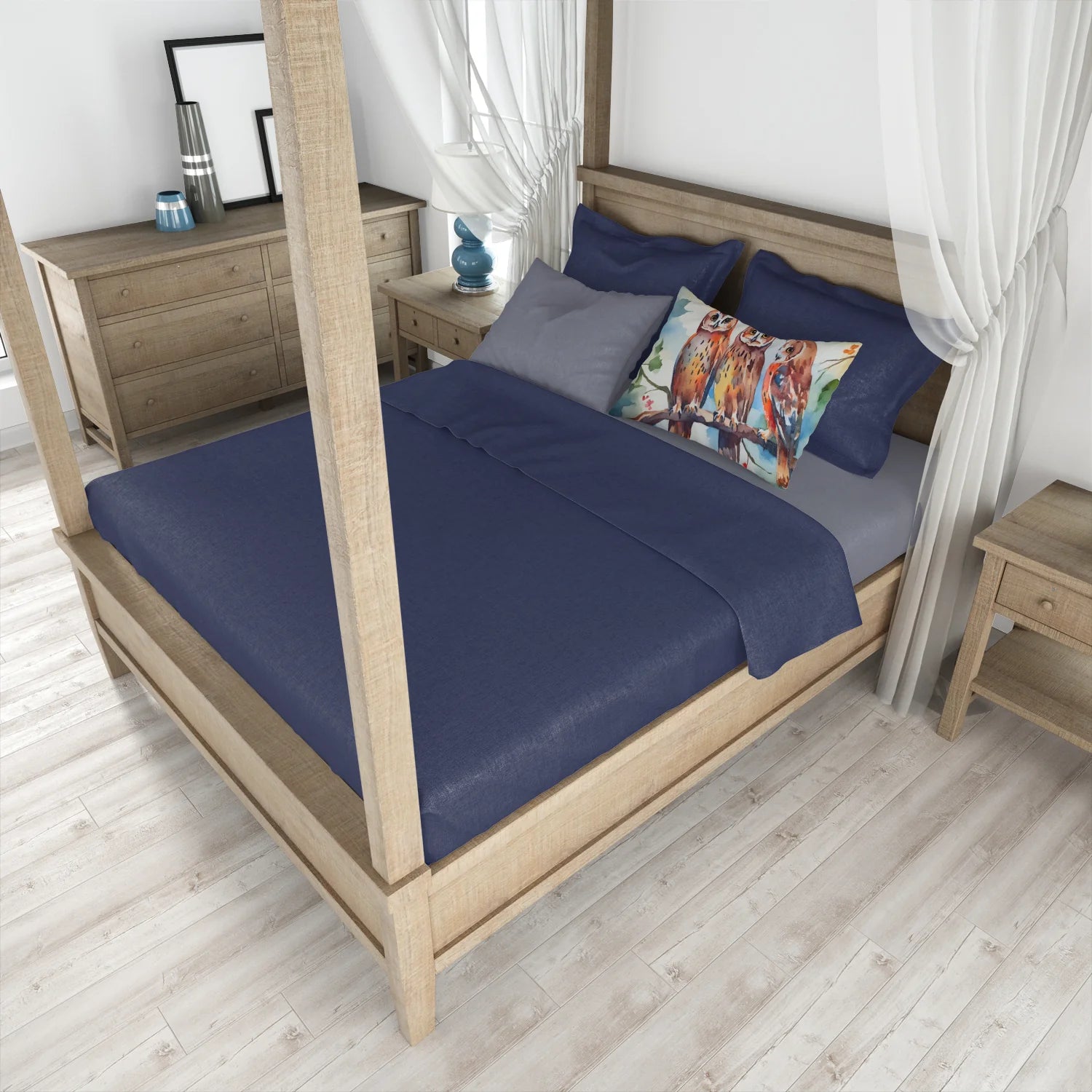 Standard Pillowcase featuring Owl Design