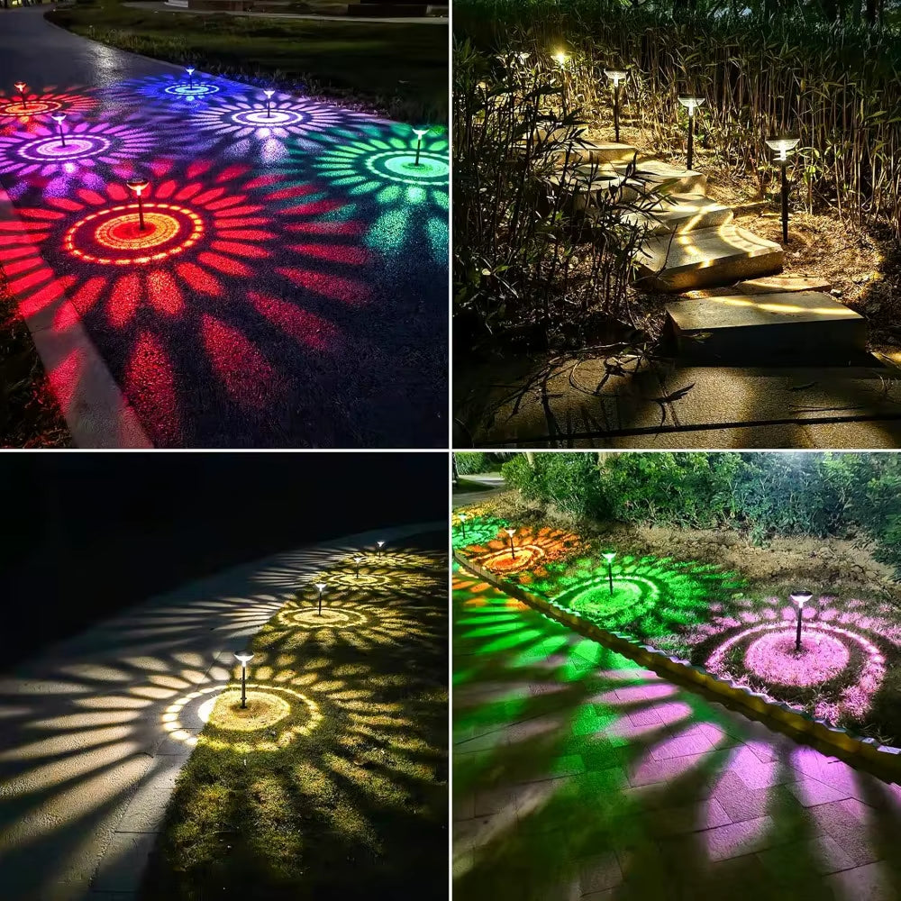 Solar Pathway Lights 8 Pack,Led Path Lights Outdoor,Ip67 Waterproof, Solar Powered Garden Lights for Walkway Yard Backyard