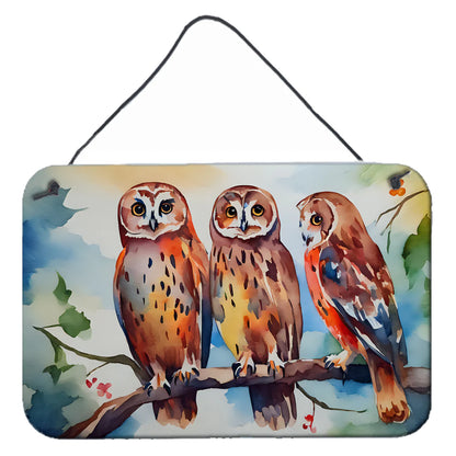 Owl-Themed Wall or Door Art Prints