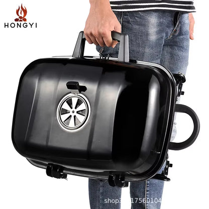 Home Portable Charcoal Camping Outdoor Camping Smokeless BBQ Equipment Charcoal Grill