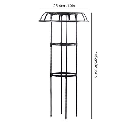 Flower Trellis for Climbing Plants Raspberry Trellis Umbrella-Shaped Rose Bush Trellis Tall Plant Support Free Standing Garden