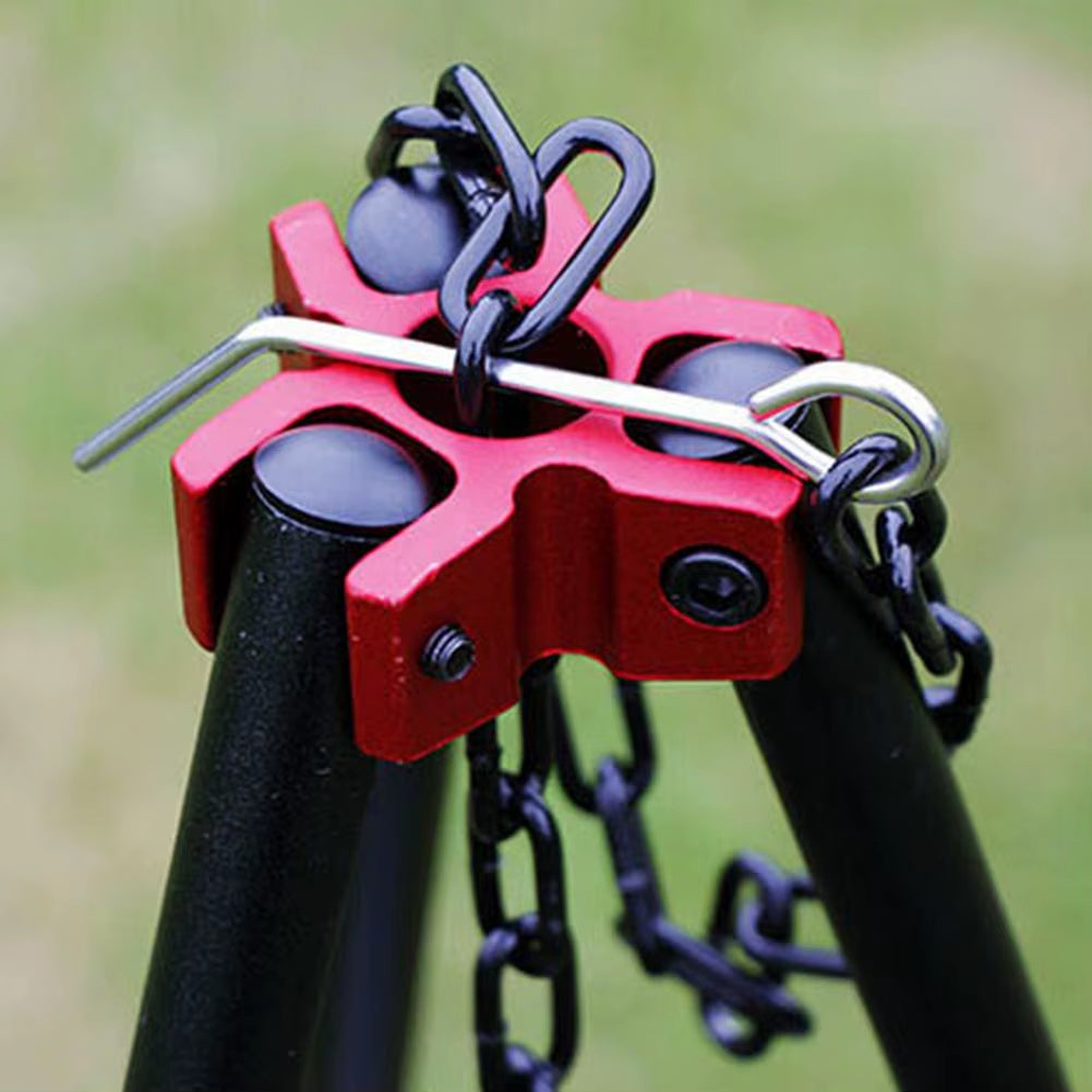 Camping Picnic Cooking Tripod for Fire Hanging Pot Outdoor Campfire Cookware Picnic Cooking Stove Pot Grill Camping Tools