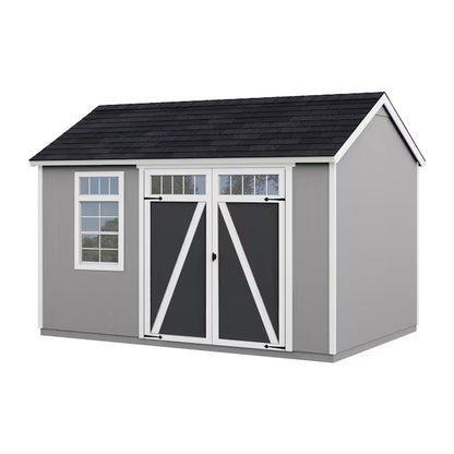 Coronado 12-Ft X 8-Ft Gable Style Wood Outdoor Storage Shed with 1 Windows 1 Doors