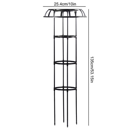 Flower Trellis for Climbing Plants Raspberry Trellis Umbrella-Shaped Rose Bush Trellis Tall Plant Support Free Standing Garden