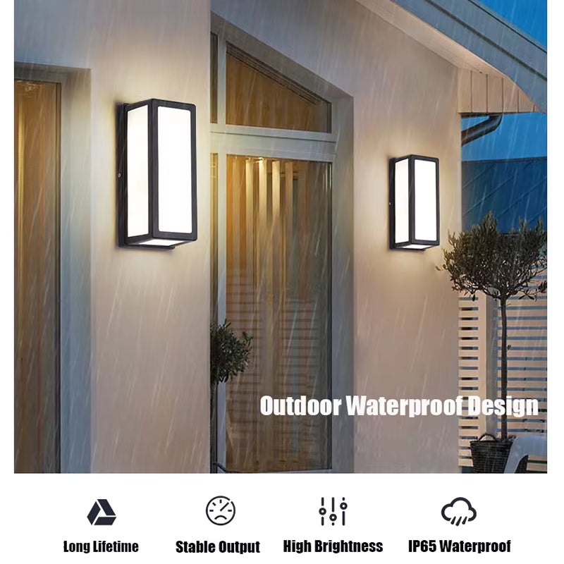 LED Outdoor Lights Motion Sensor Outdoor Wall Light Waterproof IP65 Outdoor Wall Lamp Garden Lights Street Lamp Outdoor Lighting