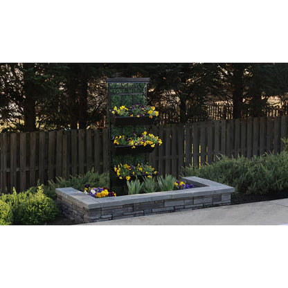 Expandable Privacy 72-In W X 36-In H Artificial Gardenia Leaf Garden Trellis