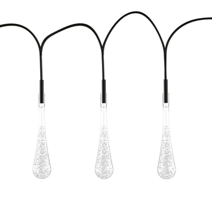 20.5' Outdoor LED Solar Powered 30 - Bulb Novelty String Light