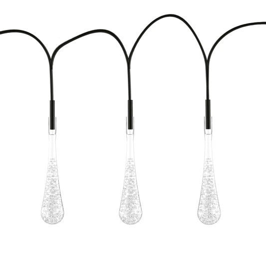 20.5' Outdoor LED Solar Powered 30 - Bulb Novelty String Light