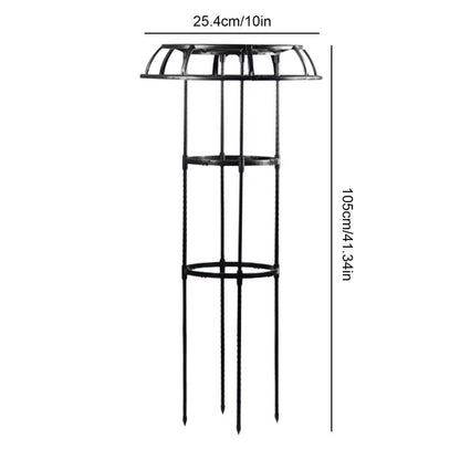 Flower Trellis for Climbing Plants Raspberry Trellis Umbrella-Shaped Rose Bush Trellis Tall Plant Support Free Standing Garden