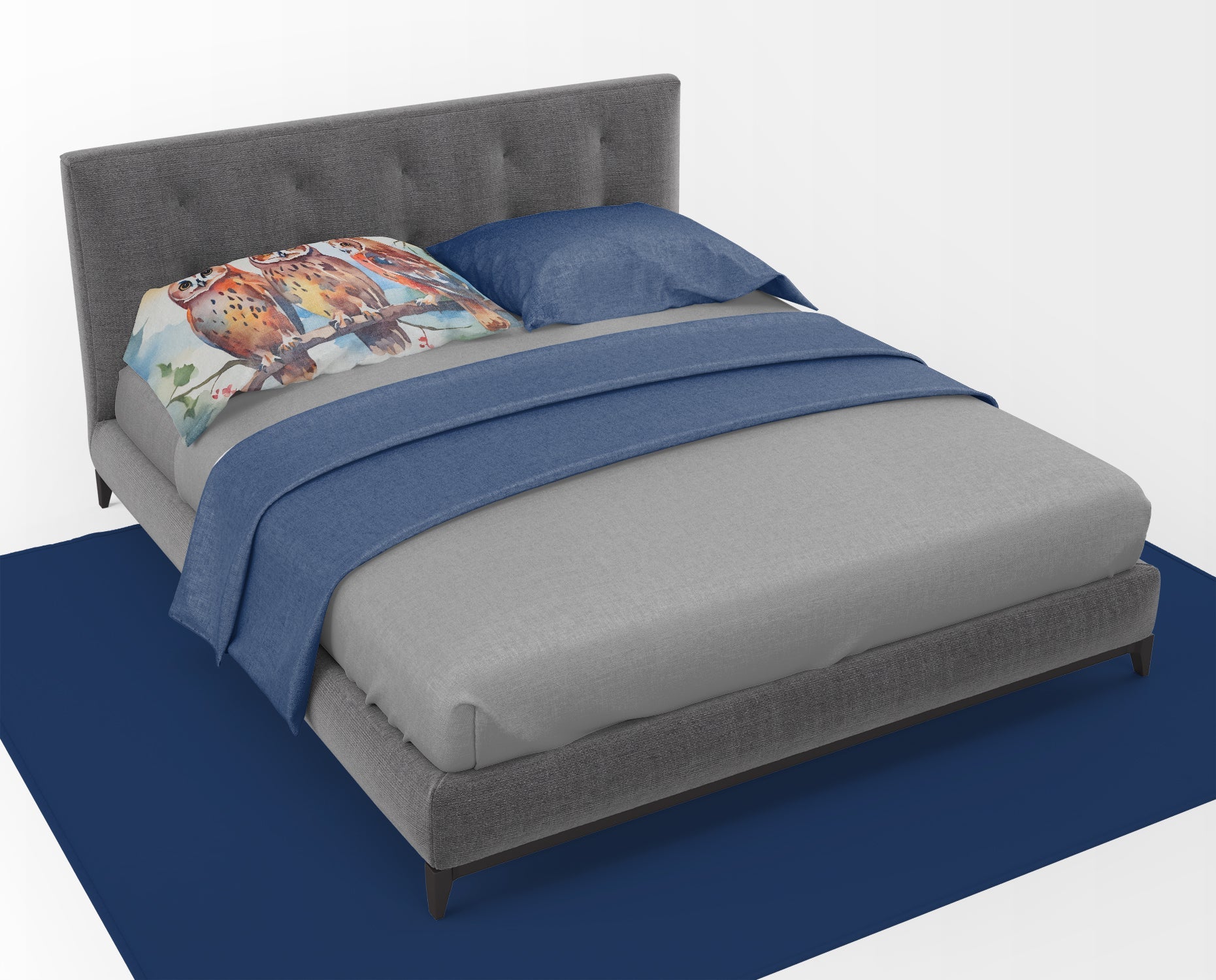 Standard Pillowcase featuring Owl Design